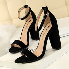 Load image into Gallery viewer, BIGTREE Shoes Sexy High Heels New Women Pumps New Women Shoes Block Heels Ladies Shoes Women Sandals Buckle Women Heels Female
