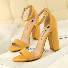 Load image into Gallery viewer, BIGTREE Shoes Sexy High Heels New Women Pumps New Women Shoes Block Heels Ladies Shoes Women Sandals Buckle Women Heels Female