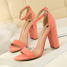Load image into Gallery viewer, BIGTREE Shoes Sexy High Heels New Women Pumps New Women Shoes Block Heels Ladies Shoes Women Sandals Buckle Women Heels Female