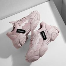Load image into Gallery viewer, Fashion Woman High Platform Sneakers 2019 Spring Female Shoes  Black White Sneakers Breathable Zapatos Casual Mujer size 35-39