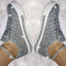 Load image into Gallery viewer, 2020 Women Vulcanize Shoes Sneakers Bling Shoes Girl Glitter Sneakers Casual Female Breathable Lace Up Outdoor Sport Shoes