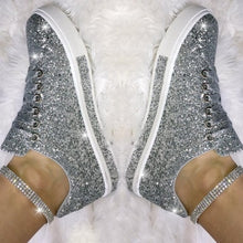 Load image into Gallery viewer, 2020 Women Vulcanize Shoes Sneakers Bling Shoes Girl Glitter Sneakers Casual Female Breathable Lace Up Outdoor Sport Shoes